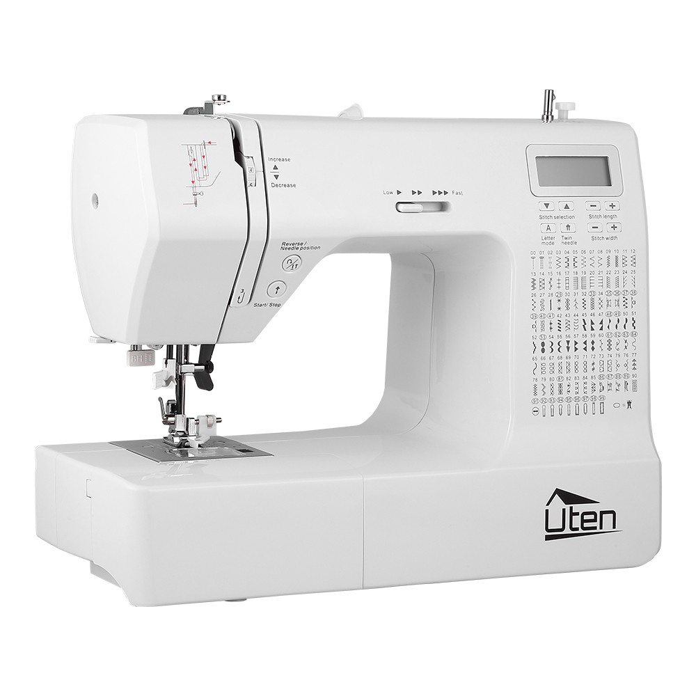 Portable Electronic Sewing Machine Computerized Mending Machine LCD Display