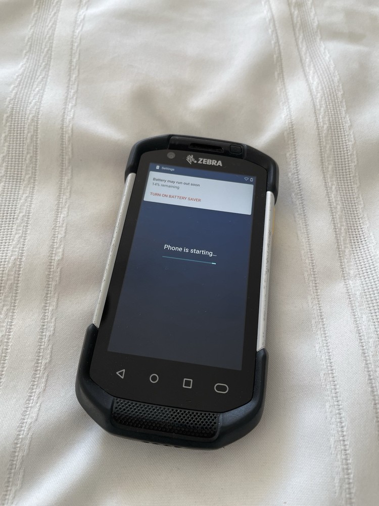 Two Zebra TC720L Scanners, Walmart Software. No batteries.