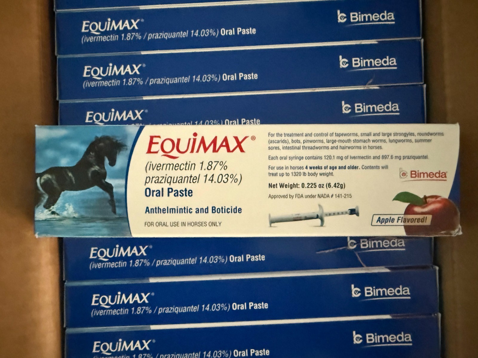 Equimax 6.42g Oral Paste Apple Flavor