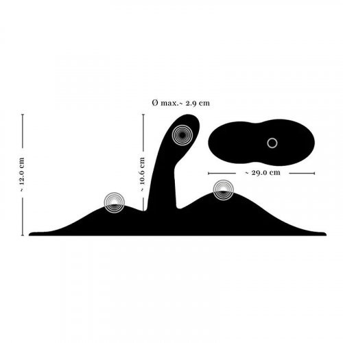 VibePad 3 Remote Controlled Grinding Pad with Curved Dildo