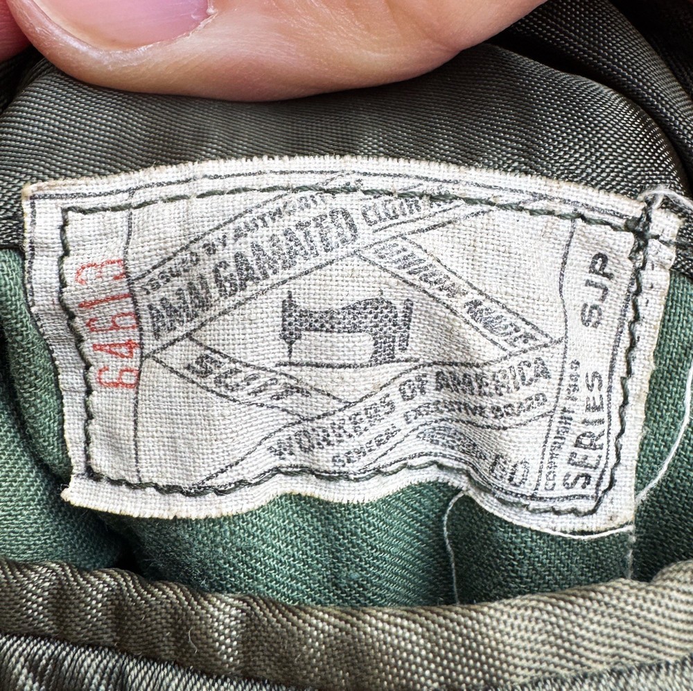 Minty Original WW2 US Navy Commander’s Aviation Working Green Uniform Jacket