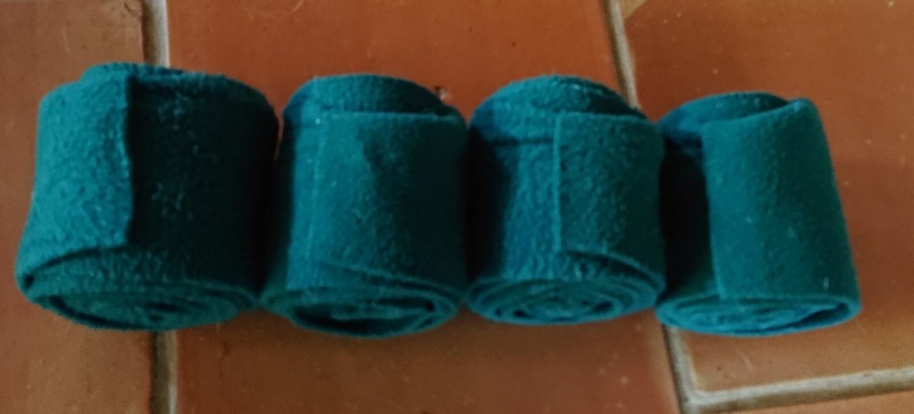 Practically new hunter green polo wraps