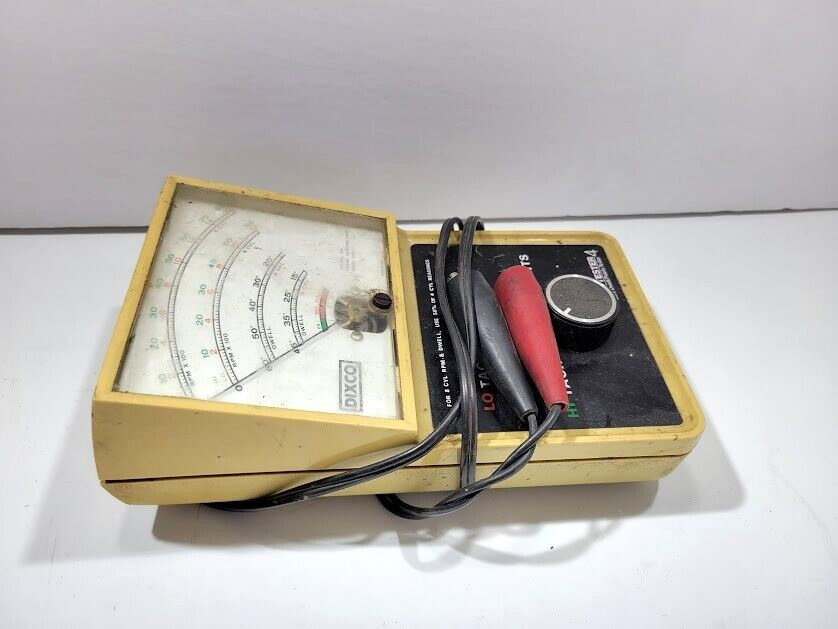 Vintage Dixco Pro-Tester 4 Analyzer Diagnostic UNTESTED