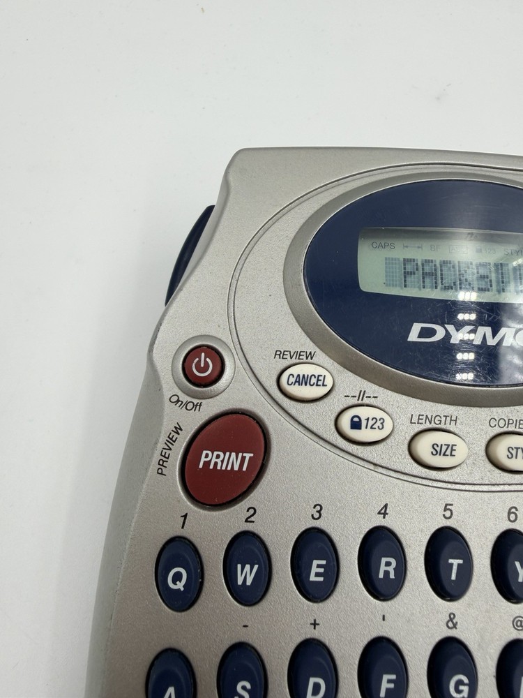 Dymo LetraTag QX50 Label Printer Machine Maker Electronic Working