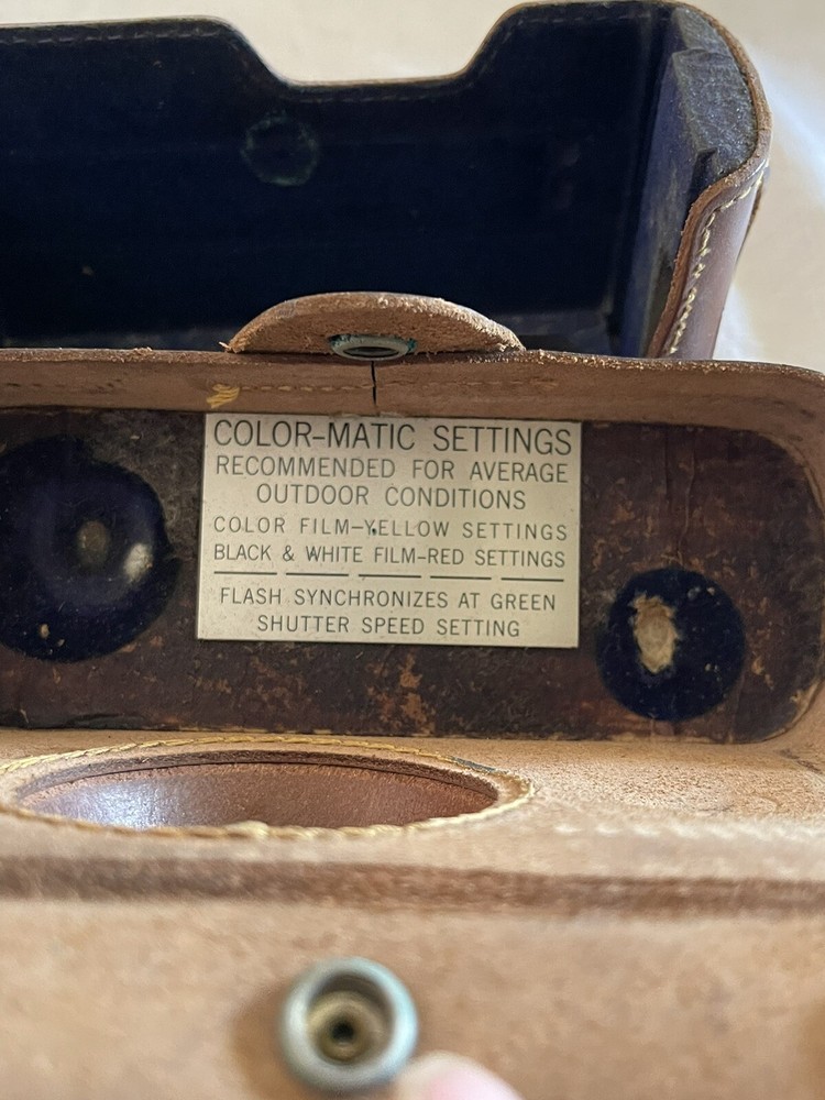 VINTAGE 1950s ARGUS C3 CAMERA WITH CASE Untested