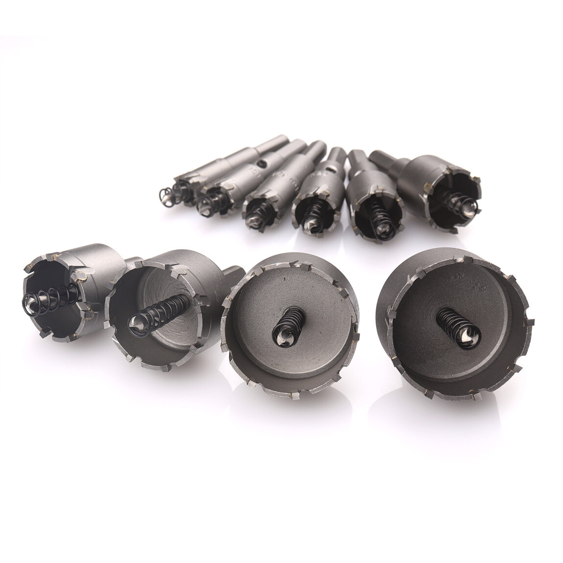 12 Sizes Hole Saw Drill Bit Kit - Stainless Steel for Wood & Meta