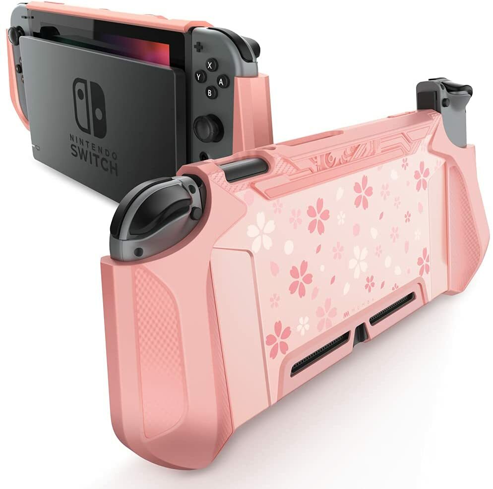 For Nintendo Switch Console Joy-Con, Mumba Dockable Case Grip Cover Back Shell