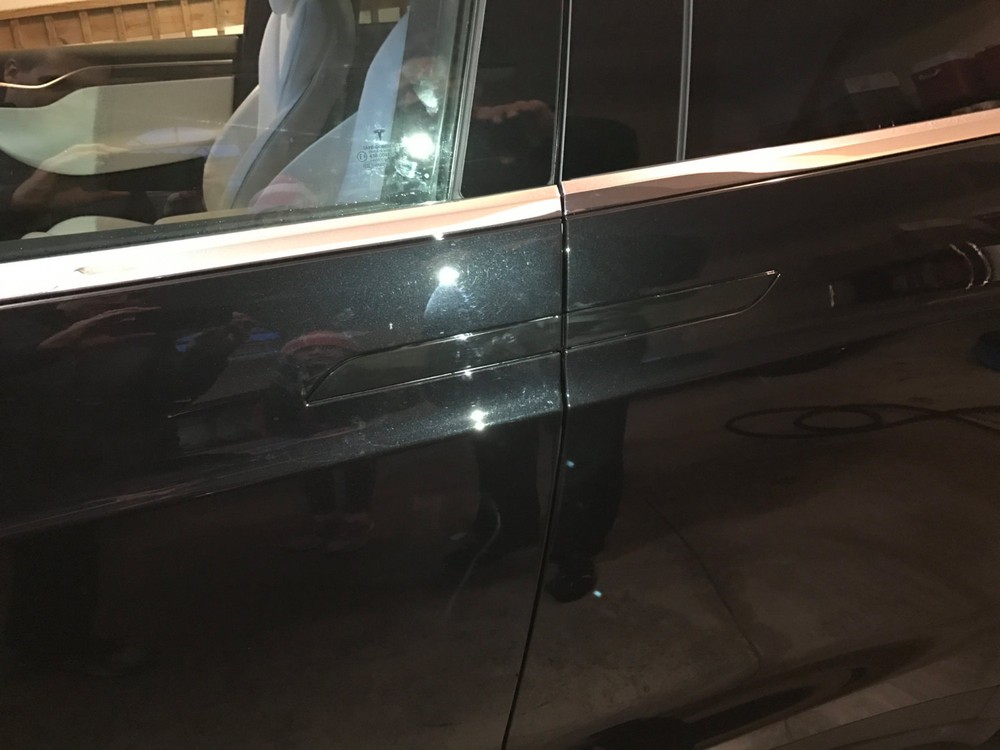 Tesla Model X Colored Door Handle Wraps Decals - Many Colors!