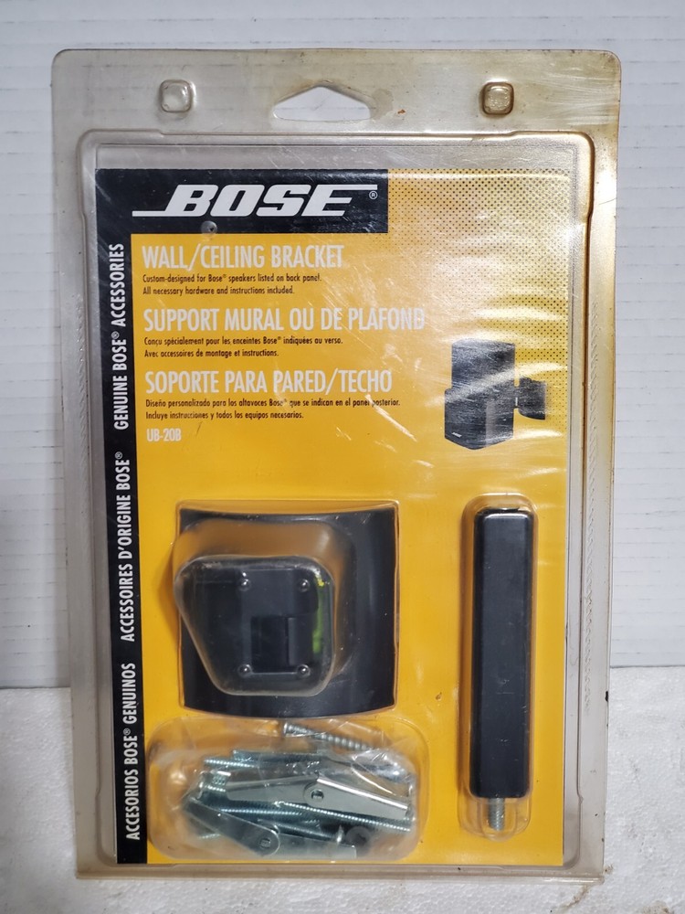 Genuine Bose UB-20B Wall/Ceiling Bracket Speaker Mount, Black NEW
