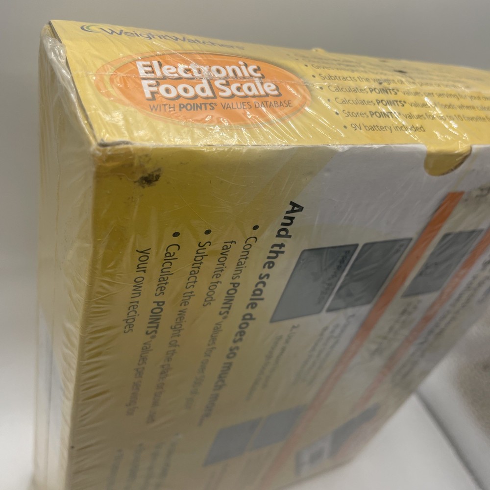 Weight Watchers Electronic Food Scale w/Points Values Database LARGE DISPLAY