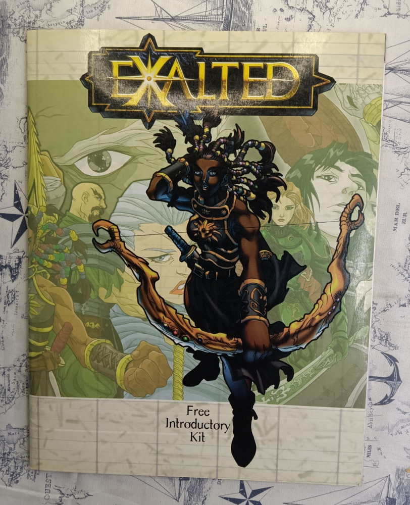 Exalted Free Introductory Kit Book 2001 Paperback White Wolf Game Studio