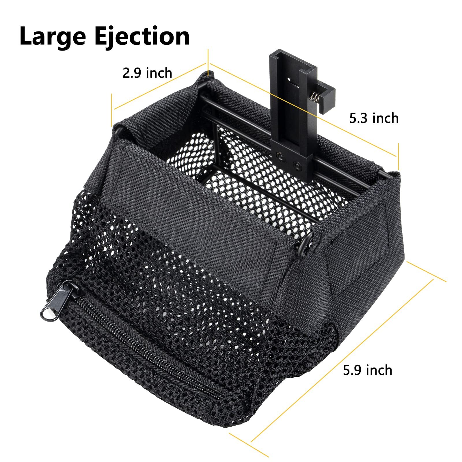 Brass Catcher Universal Shells Collector Mesh with Pic Rail Mount Heat Resistant