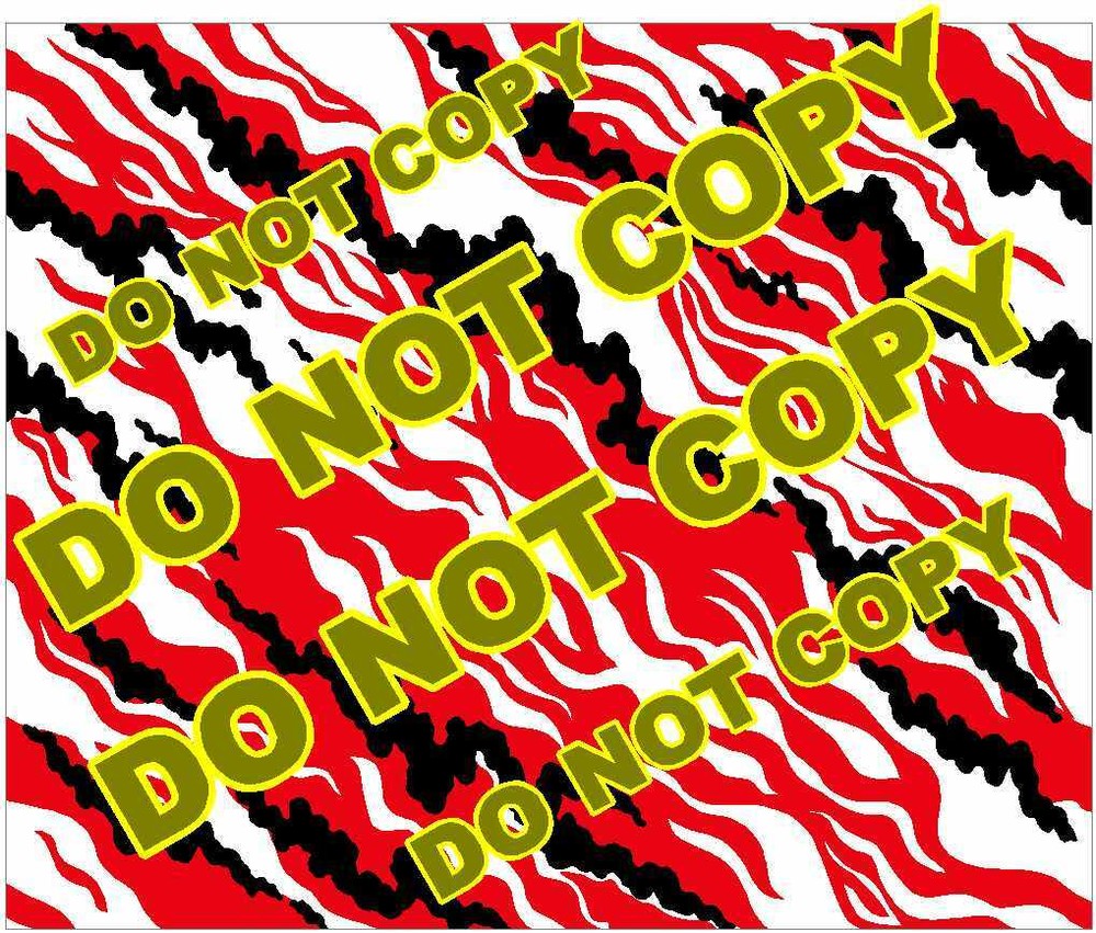 Williams FIRE FIRE! Pinball Machine Flame Unit FLAME EFFECT DECAL