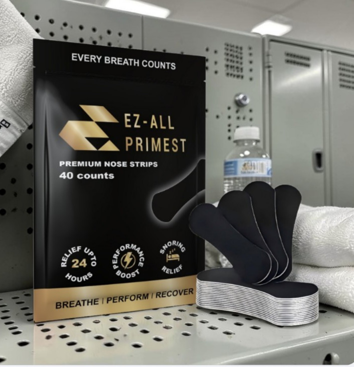EZ-ALL Primest , Breathe EZ, Nasal Strips Snoring Relief, sports & sleep 40 Pcs