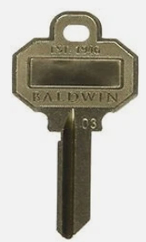Baldwin 8335152 8335 152 KEY BLANK C03