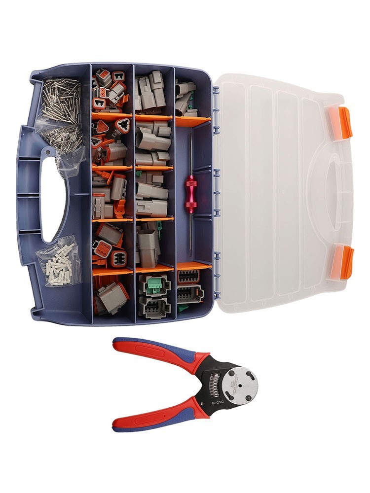 338PC DT Electrical Connectors with Professional Crimping Tool for Quick Setup