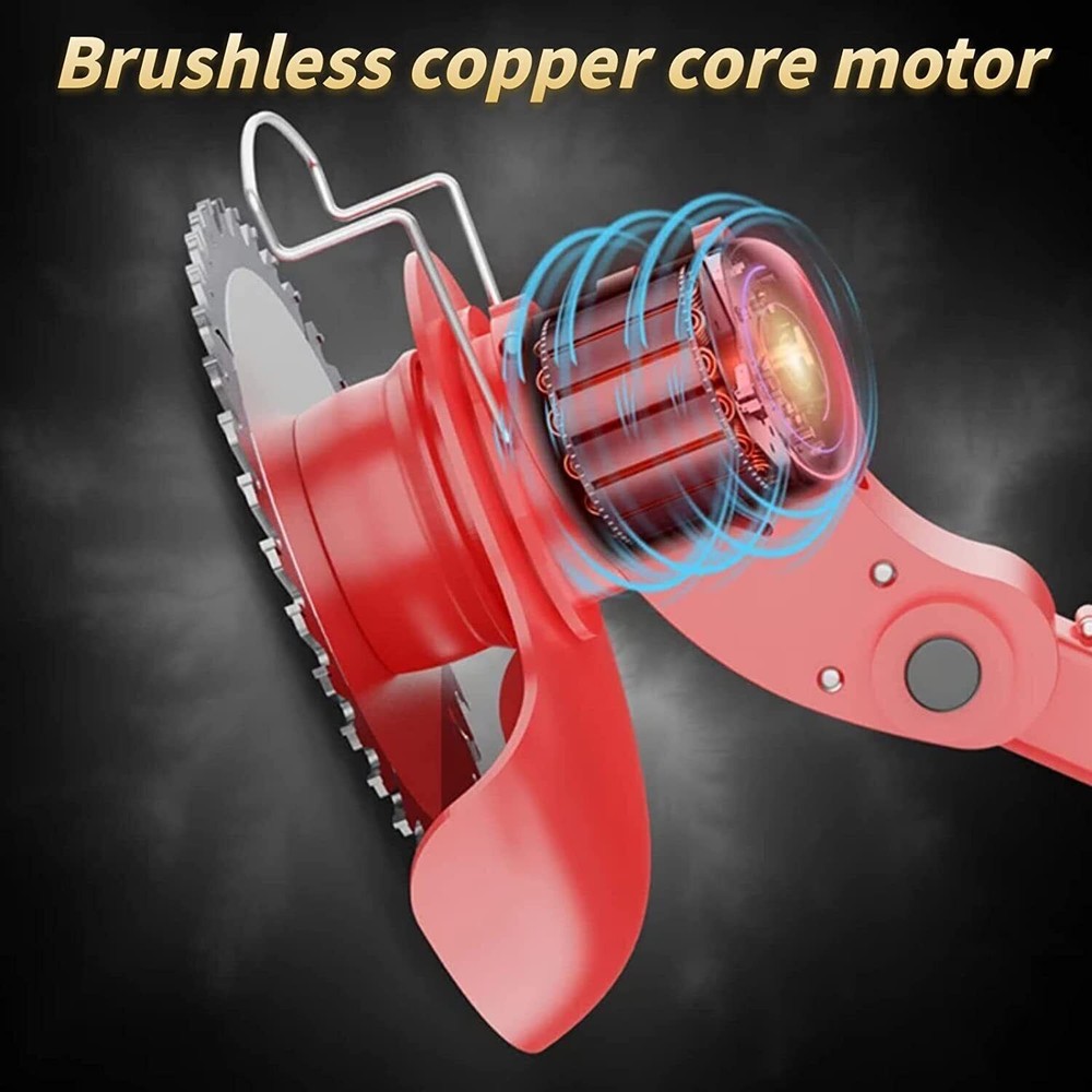 24V Electric Weed Eater Cutter Grass String Trimmer Cordless 2 Battery Powered