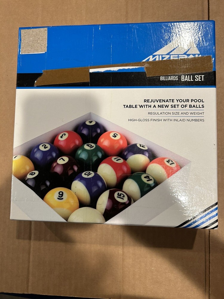 Mizerak Billiards Ball Set. Used Complete Set