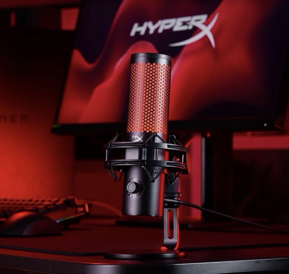 HyperX QuadCast 2 – USB Microphone for Gaming PC, Streaming and Podcasting Black