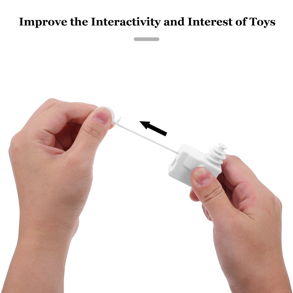 8pcs Doll Pull String Rotating Tail Movement Part Diy Plush Toy Making Supplies