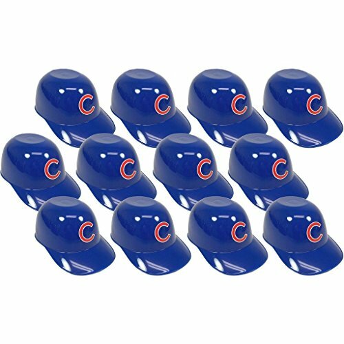 Chicago Cubs MLB 8oz Snack Size / Ice Cream Mini Baseball Helmets - Quantity 12