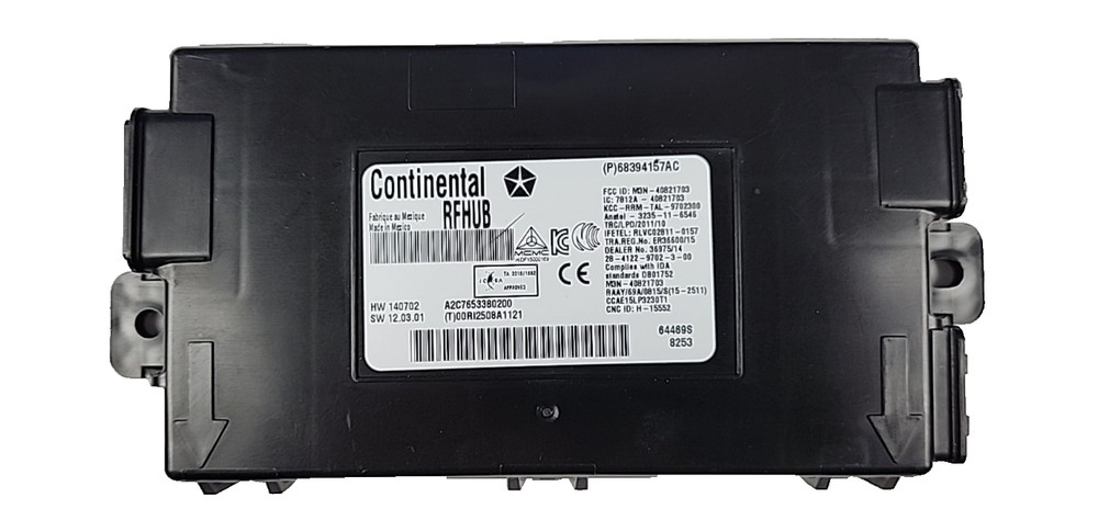 New OEM Mopar Keyless Entry Receiver 68394157AC