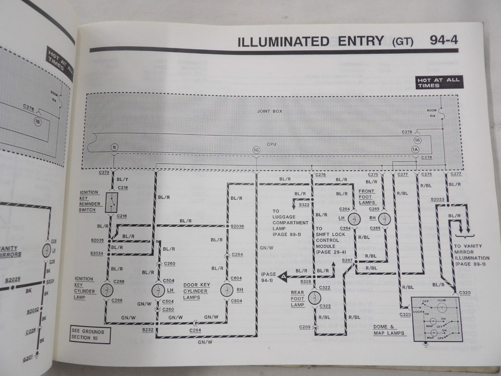 1991 FORD PROBE ELECTRICAL VACUUM TROUBLESHOOTING MANUAL