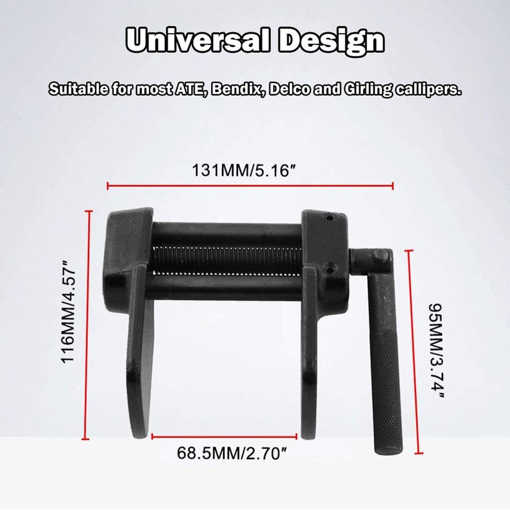 Heavy Duty Brake Caliper Press Tool Disc Brake Pad Spreader Piston Compressor...