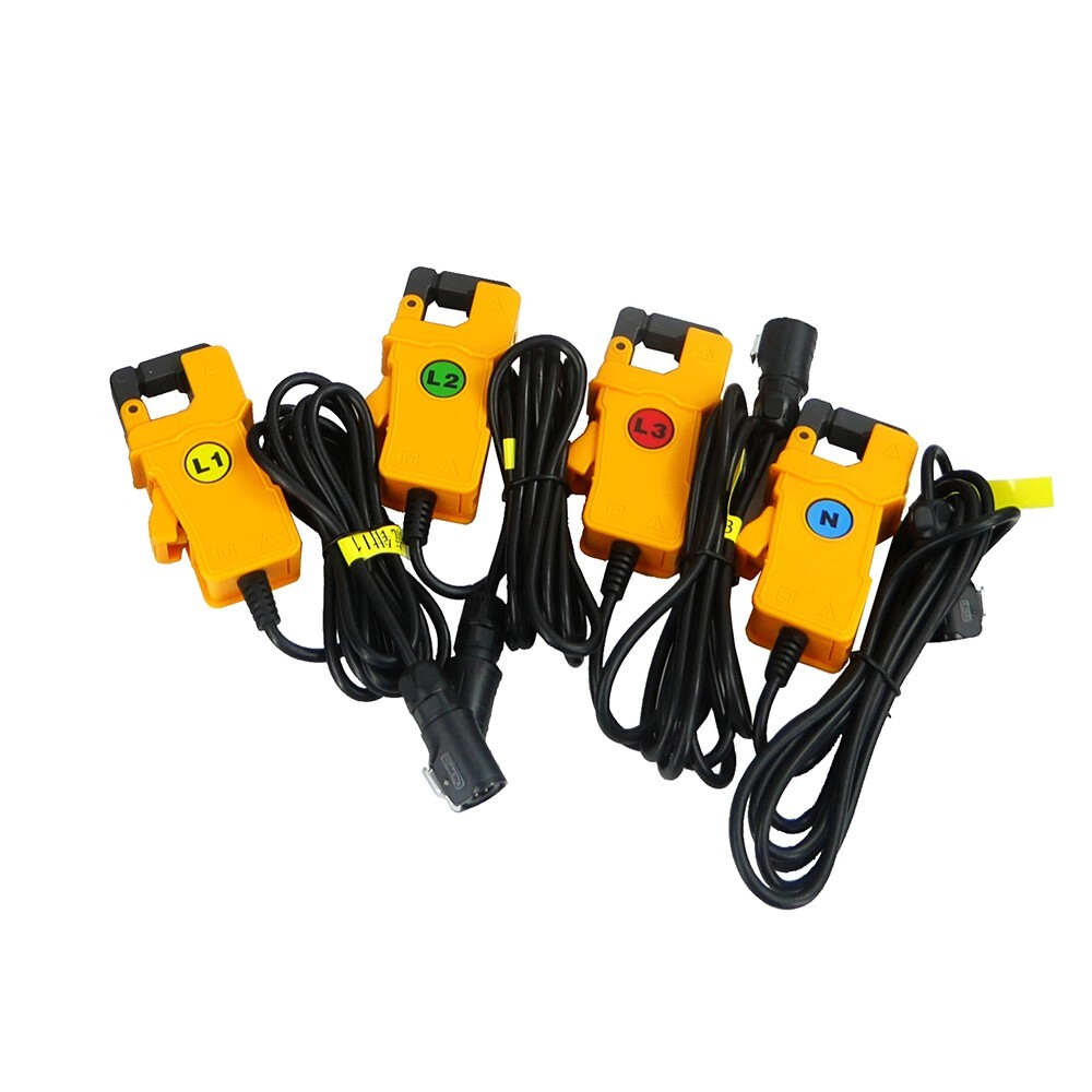 Power Quality Analyzer Meter with Current Clamp 10mA~10.0A Resolution 1mA