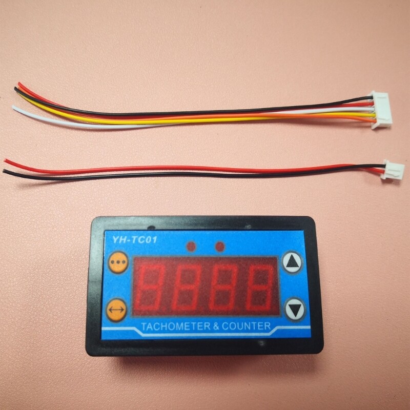 Hour Meter 4-Digit Counters Tachometer Digital Counter Timer-Accumulator Working