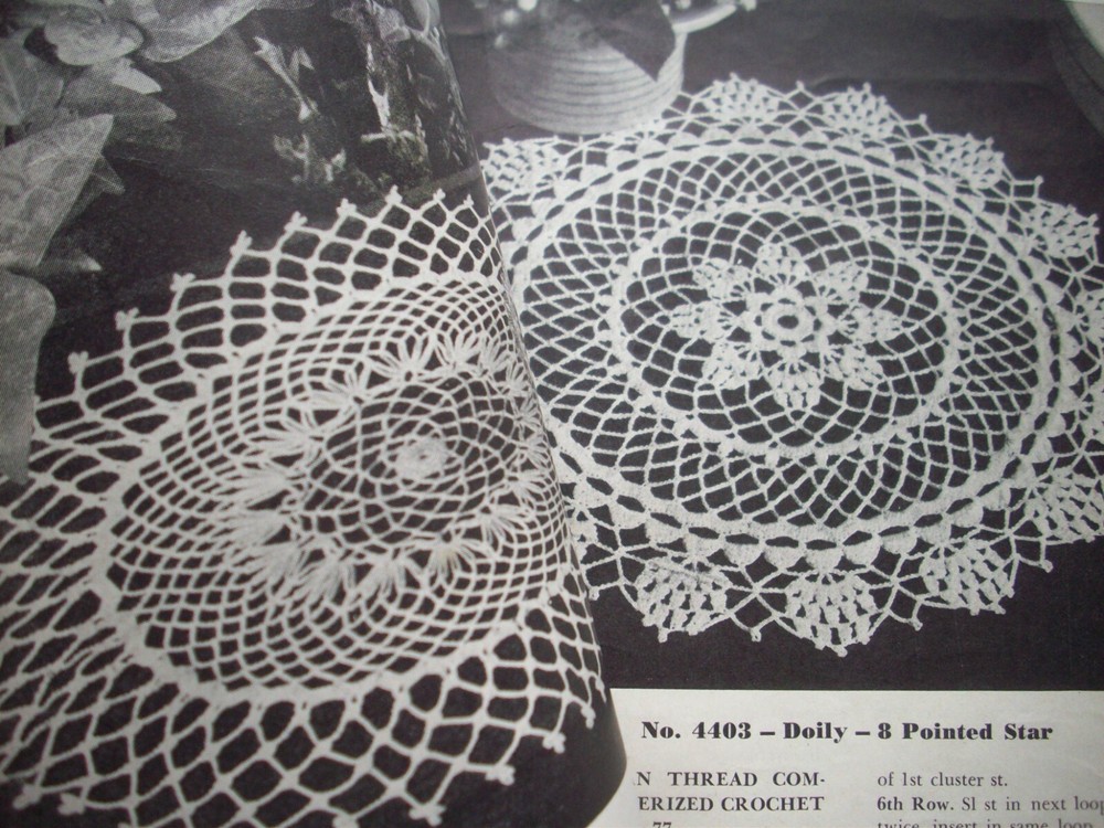 Vintage Doily Doilies Crochet & tatting pattern