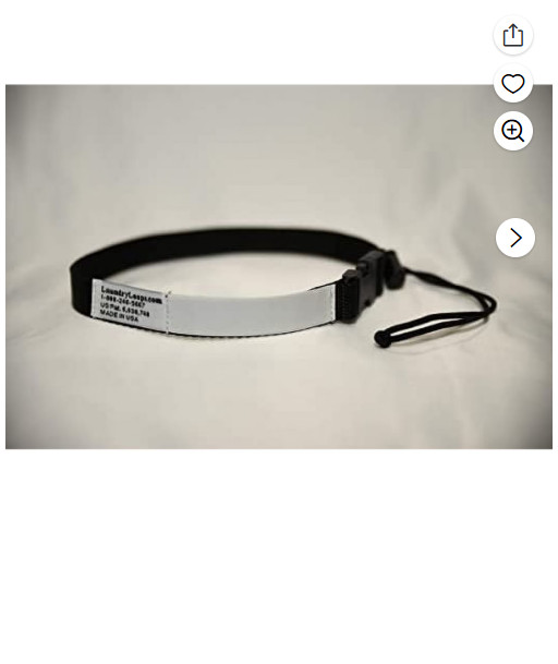 Laundry Loop with Sock Snare, Premium Black Laundering Strap