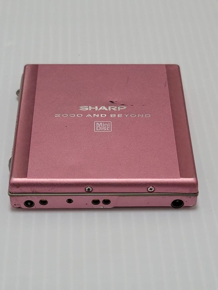 Sharp MD-ST531-P Portable MD Player Made in Jpana Untested