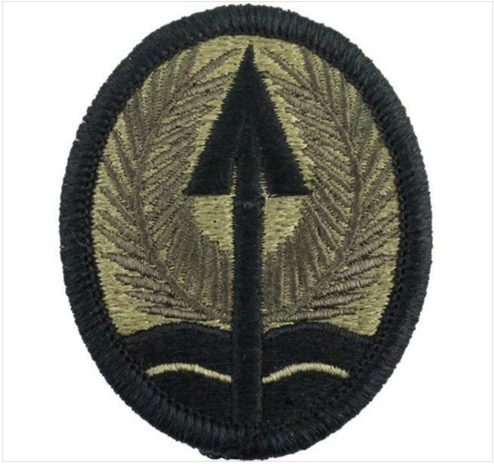 GENUINE U.S. ARMY PATCH: U.S. ARMY ELEMENT MULTINATIONAL CORPS IRAQ - OCP