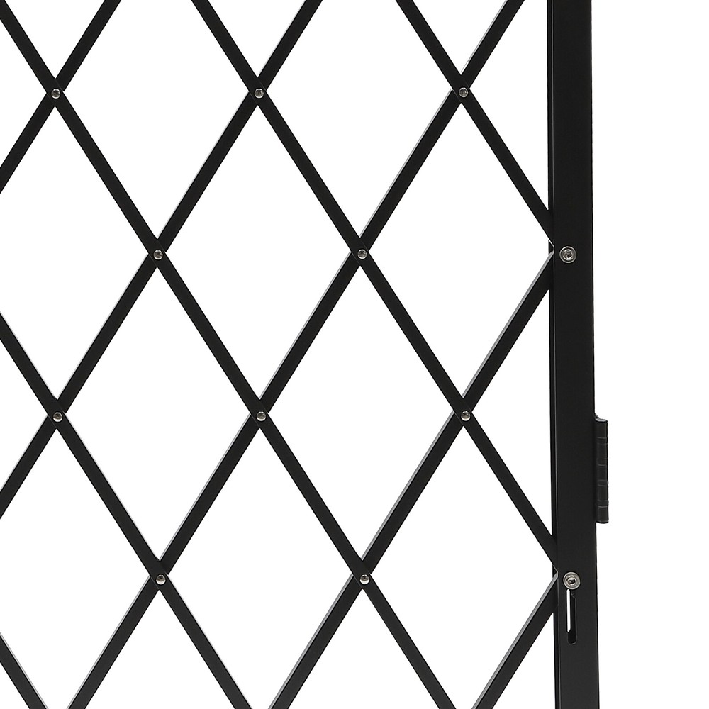 Single Folding Security Gate Folding Door Gate Rolling Barricade Gate 1.3m*93cm