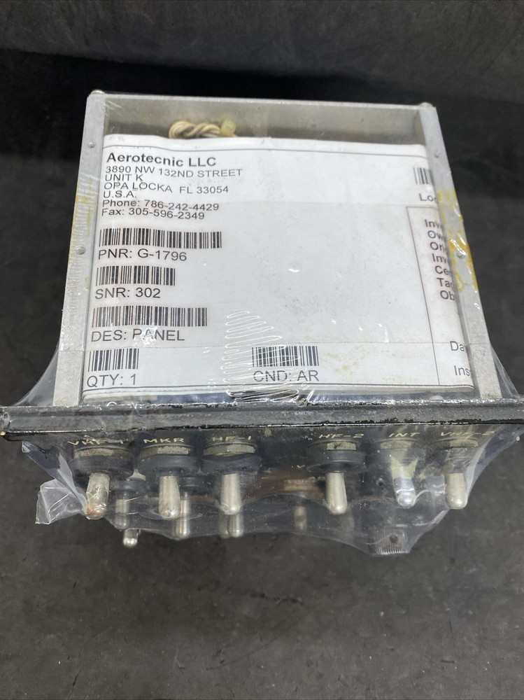 Gables Engineering Audio Control Panel - PN: G-1796 With Maintenance Release