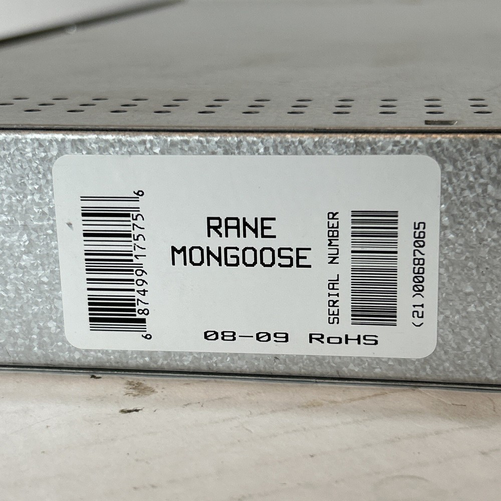 RANE Mongoose Remote Audio CobraNet Interface Digital Audio Matrix