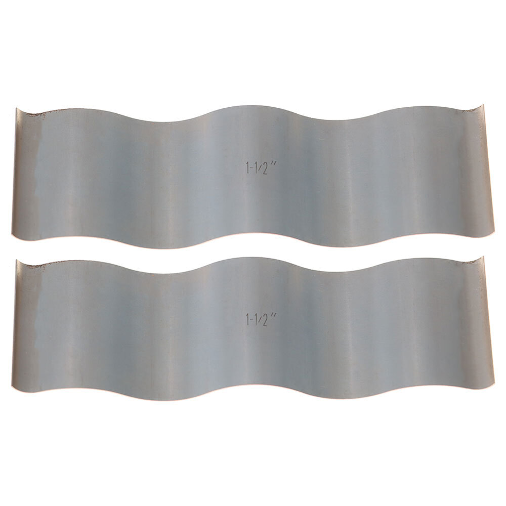 9 Pair 1/8" Wavy Parallel Set Hardened Stainless Steel 0.0002"