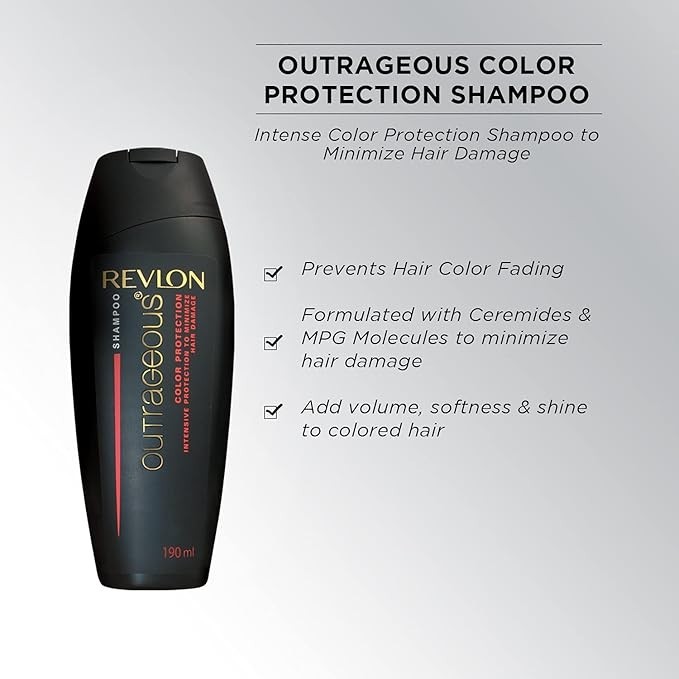 Revlon Outrageous Shampoo & Conditioner, 190ml + 190ml Combo