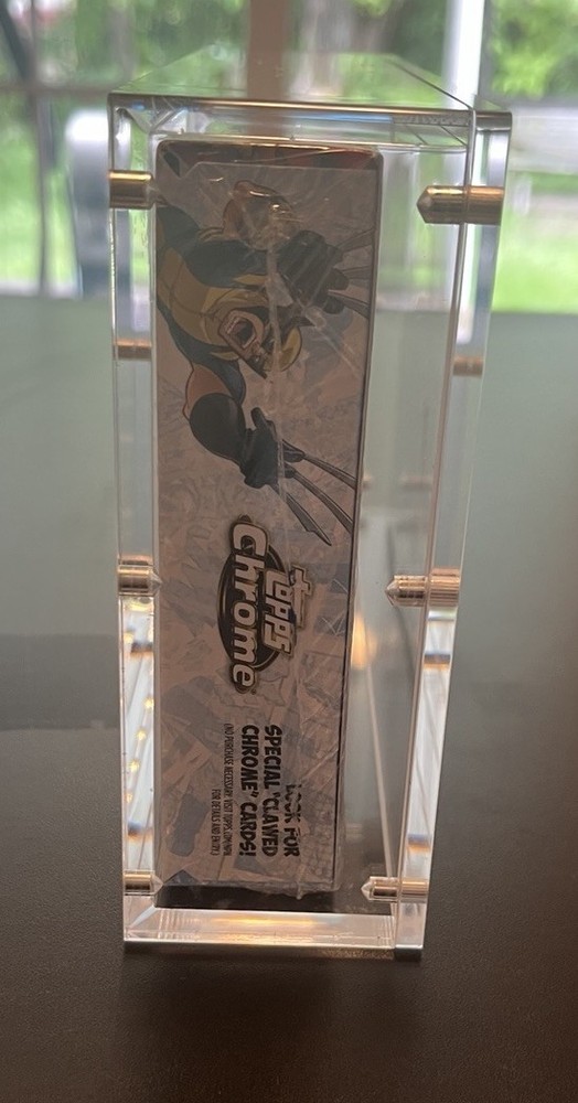 Acrylic Display Case Magnetic Lid Stack FITS 2025 Topps Chrome MARVEL Hobby Box