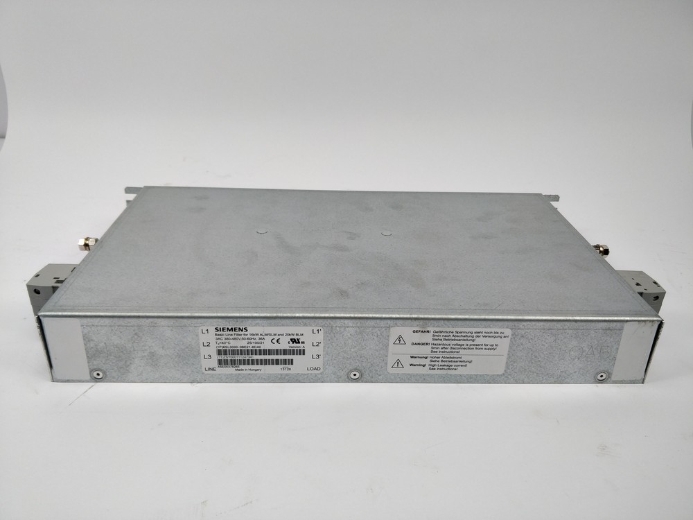 Siemens 6SL3000-0BE21-6DA0 Basic Line Filter