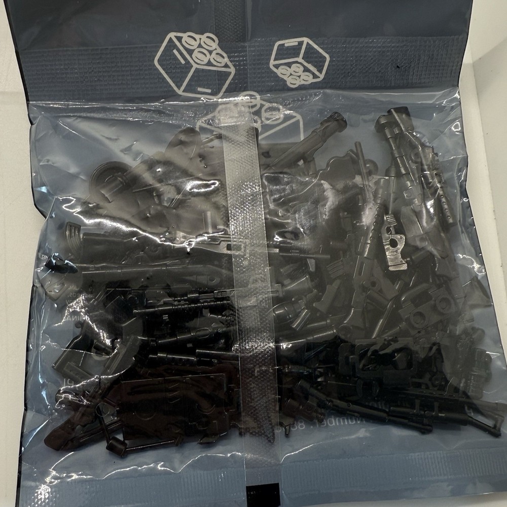 IdeaMoc Building Blocks Complete Open Pack, 10 Characters, Weapons & Accessories