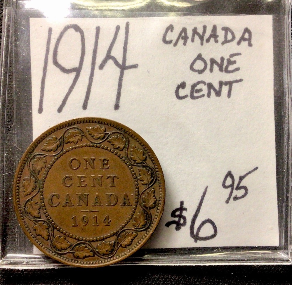 1914 Canada 1 Cent! ENN Coins