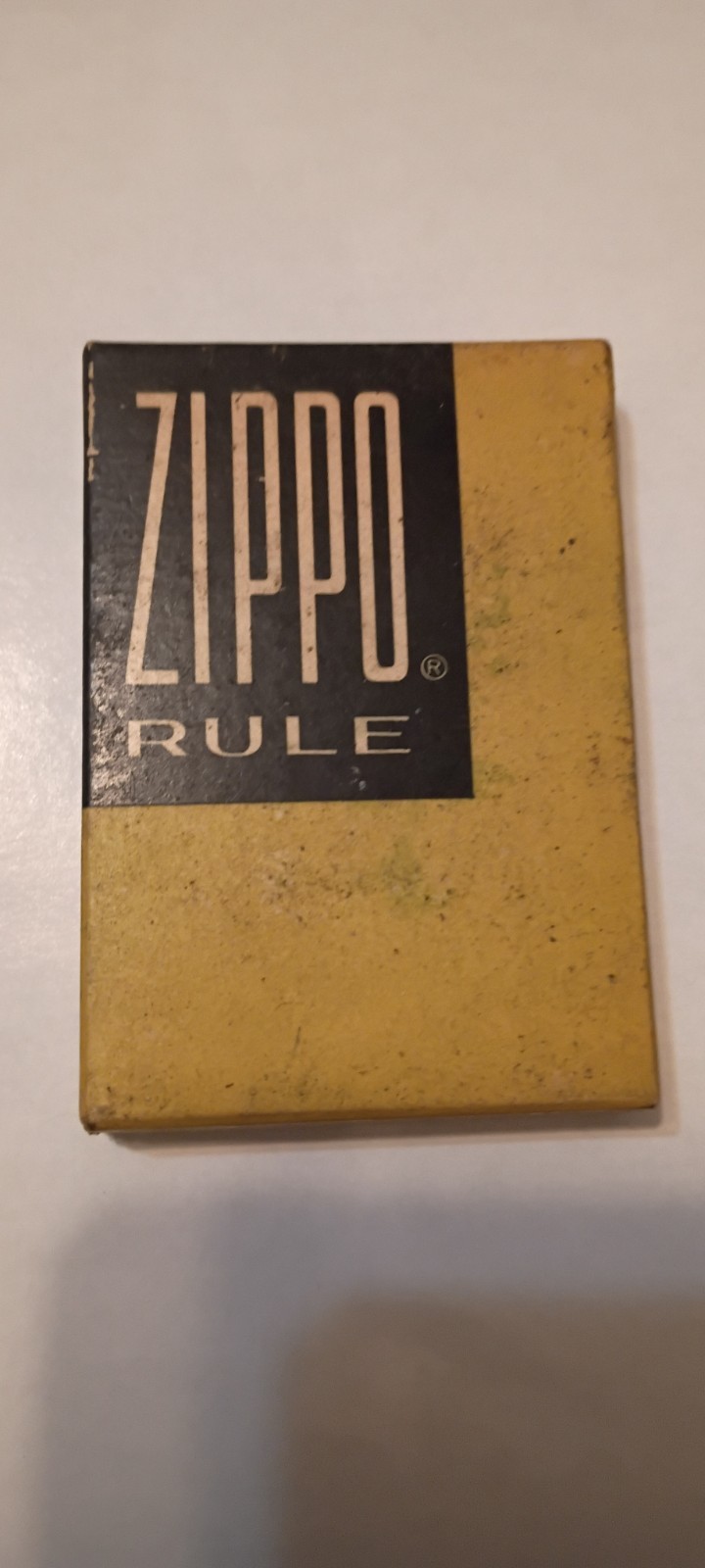 Vintage Zippo Rule Ruler Measuring Tape USA Blank Brand New