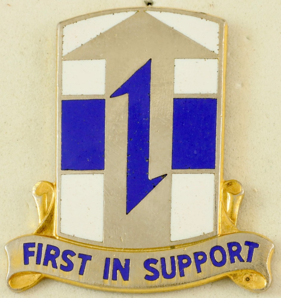 1st Support Brigade Crest DI/DUI CB Foreign Made