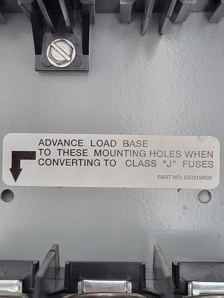 Siemens VBFS361 Panel Mounted Disconnect Switch 3P 30A 600V