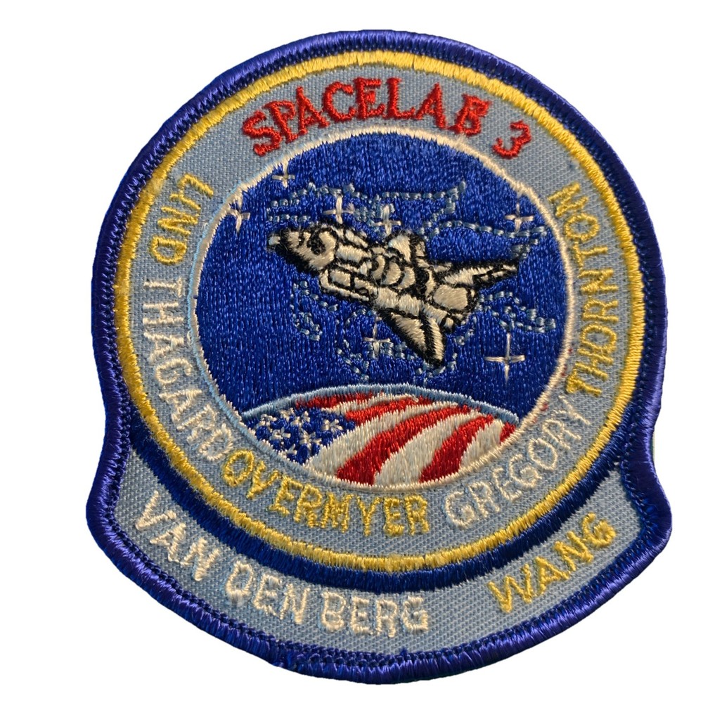 NASA Spacelab Challenger Shuttle Program w/ Payload Small Patch 2V