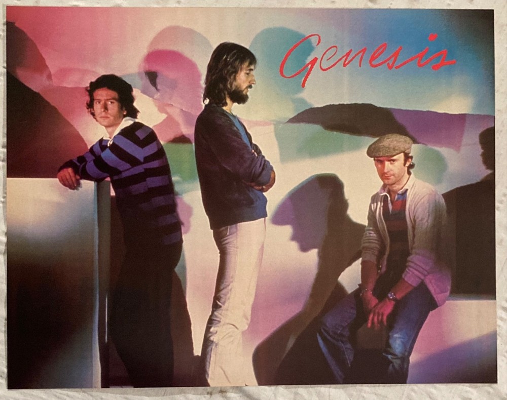 Genesis 1981 Promo Poster Abacab Phil Collins H
