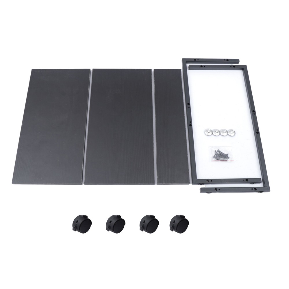 2-Tier Computer Tower Stand C-Shaped Mobile PC Tower Stand Desktop Printer Shelf