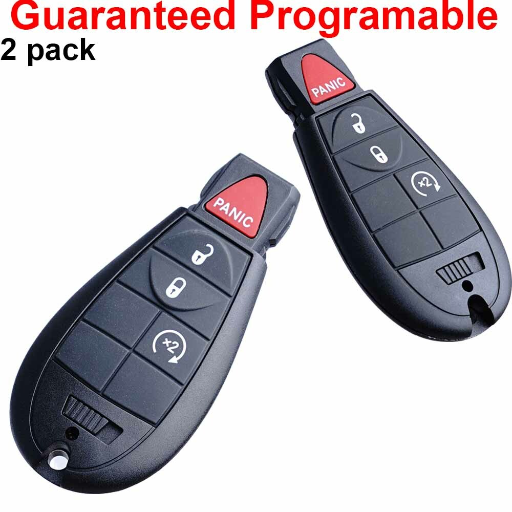 2 For 2009 2010 2011 2012 Dodge Ram 1500 2500 3500 Remote Start Car Key Fob